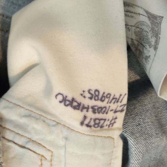 Re/done x Levi's high rise ankle crop 27 - Picture 8 of 16